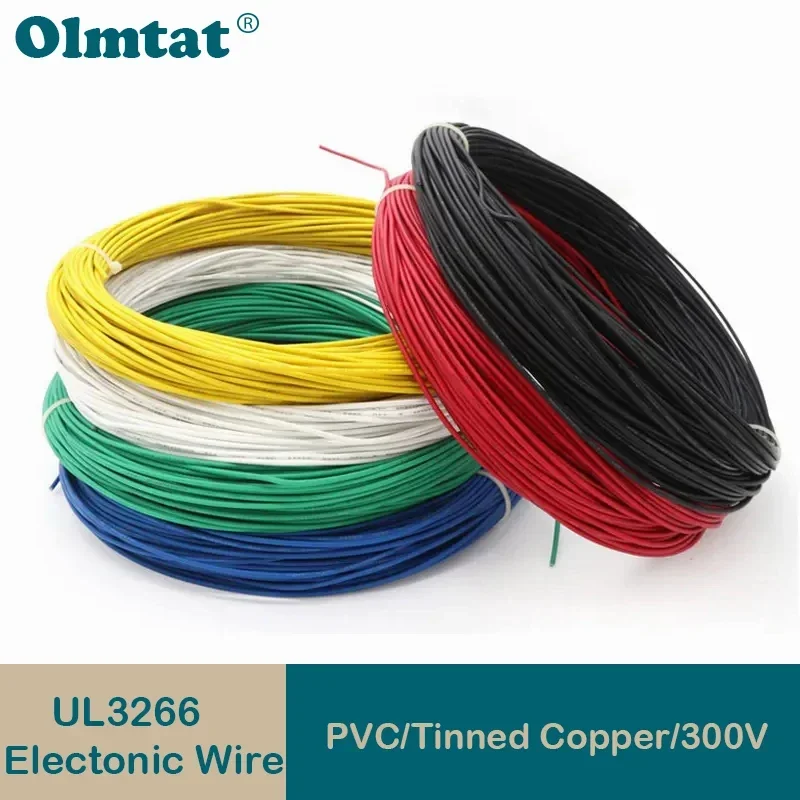 2/5/10M 30 28 26 24 22 20 18 16 AWG UL3266 PE Irradiated Wire Household Appliances Tinned Copper  Low-Smoke Halogen-Free Cable