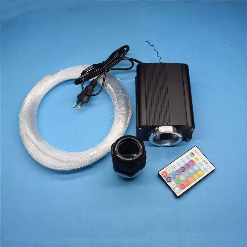 Brightness And Big Coupling Diameter 32mm LED Light Engine 30W RGB LED Fiber Optic Light Kit For Home Star Starry Sky fiber optic lamp