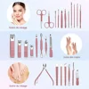 Manucure Kit de pédicure professionnel, 26 pièces