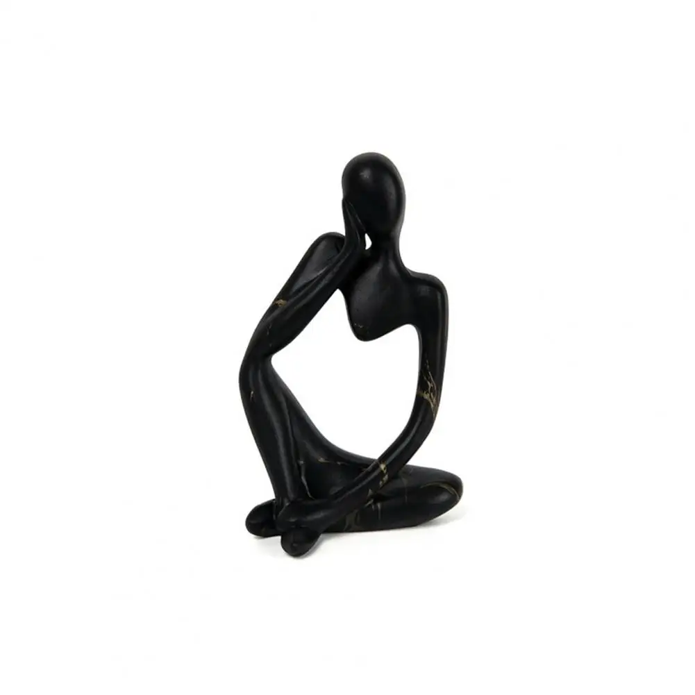 

Odorless Resin Decoration Colorful Abstract Thinker Statue Ornaments for Home Decoration Resin Sculptures Graffiti for Room
