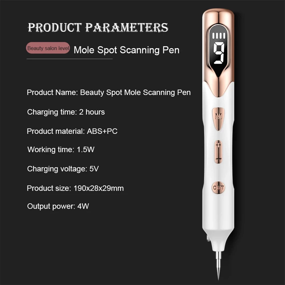 Warts Mole Remover Pen For Skin Face Black Dot Pimples Tattoo Removal Pen Home Beauty Care Tools Facial Beauty-health Device skin tag removal tool skin tag removal pen