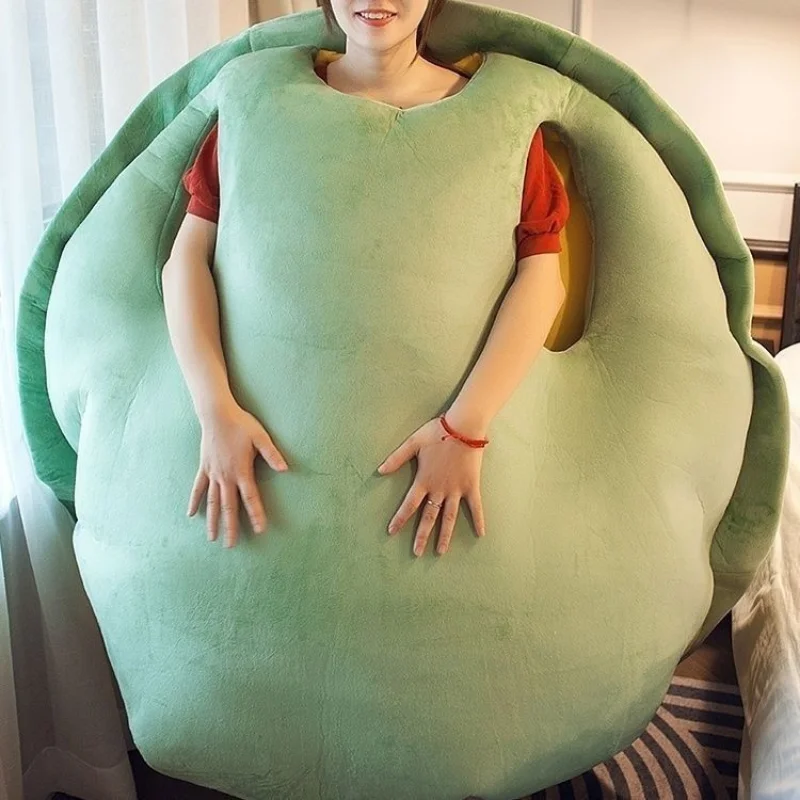 Turtle Shell Pillow Cushion Bean Bag Sofa Can Wear Small Turtle Soft