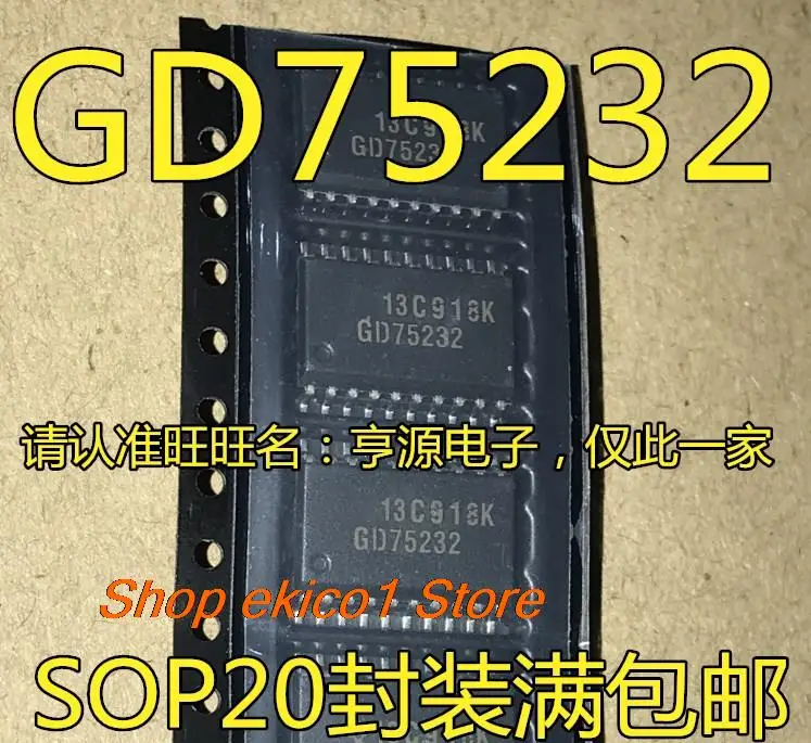 

10pieces Original stock GD75232 GD75232DWR SOP20 7.2 //