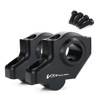 22mm 7/8" Handle Bar Mount Risers Offset Extend Raised Fit For Suzuki V-Strom 250 V-STROM 650 DL650 V-Strom 1000 DL1000 1