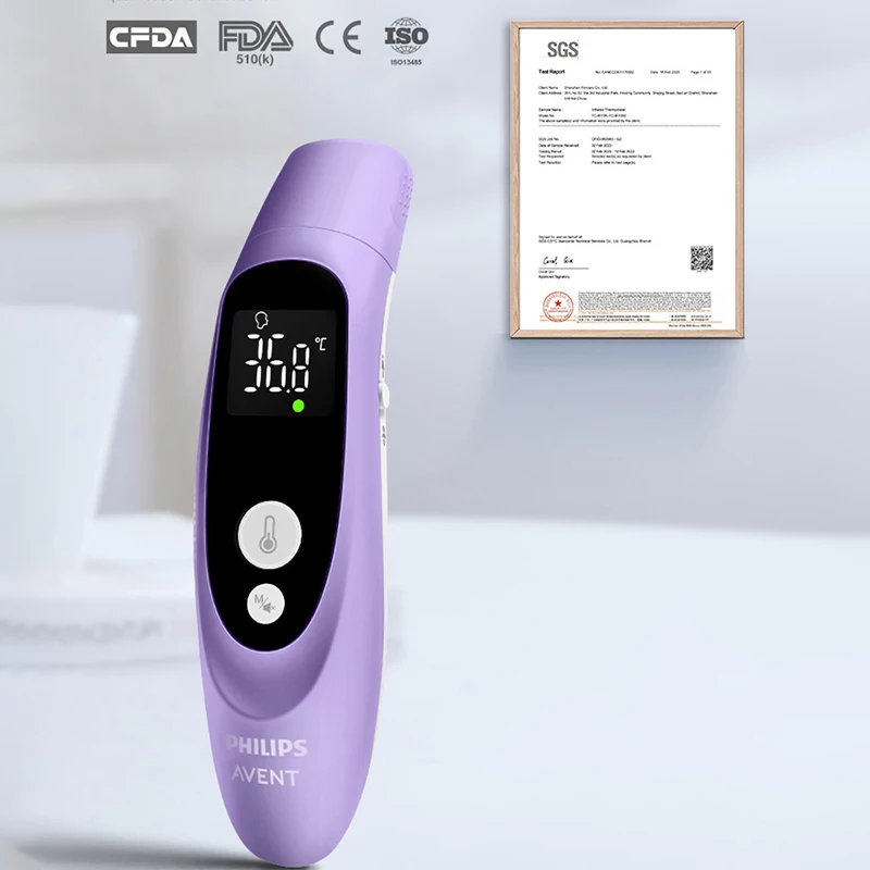 PHILIPS AVENT digit infrared Measure body temperature ear thermometer forehead thermometer baby adult Electronic