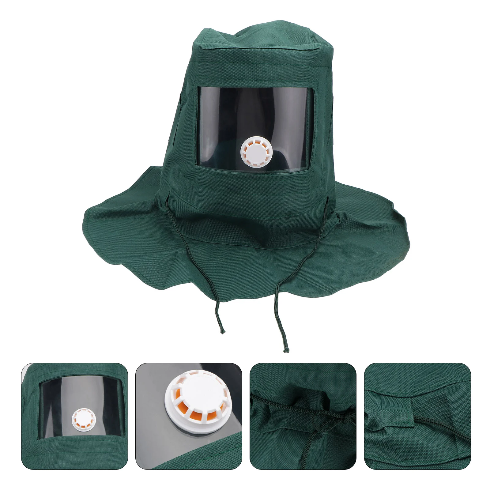 Sandblasting Hood Sand Blastinghoods Sandblaster Cap Shield Hazmat Suit Facehasmat Masks Respirator Fullsandblast Equipment
