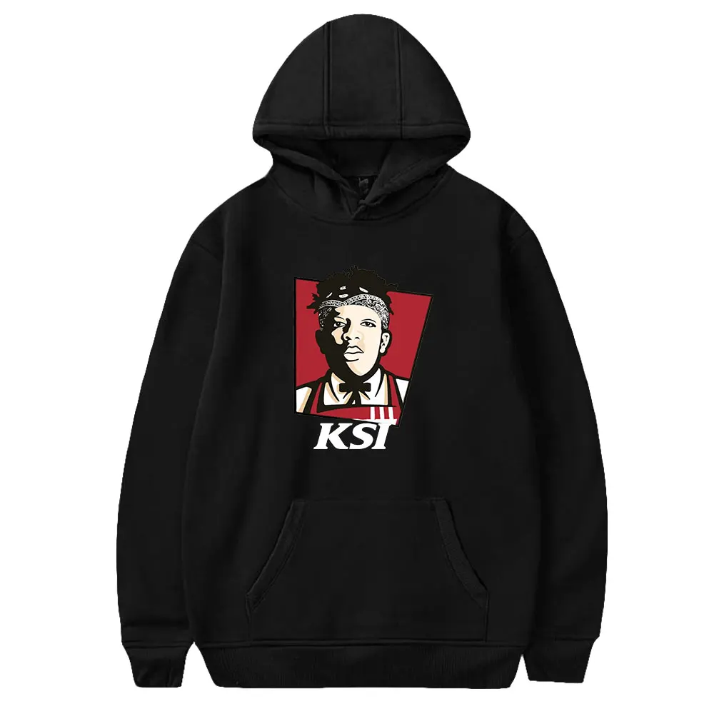 

Rapper KSI Hoodie Unisex Long Sleeve Men Women Hooded Sweatshirt Casual Style Hip Hop Fashion Clothes