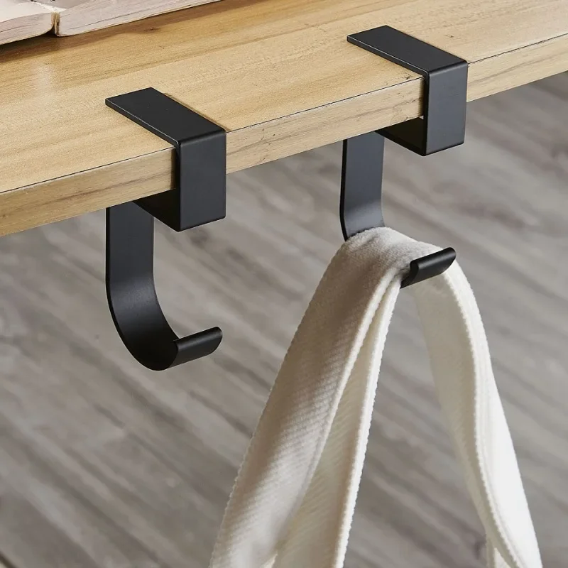 5 Shaped Table Edge Hook Student Desk Side Hanging Bag Removable Office Handbag Holders Table Hooks Office Desk Organizer bag hook desk storage hook