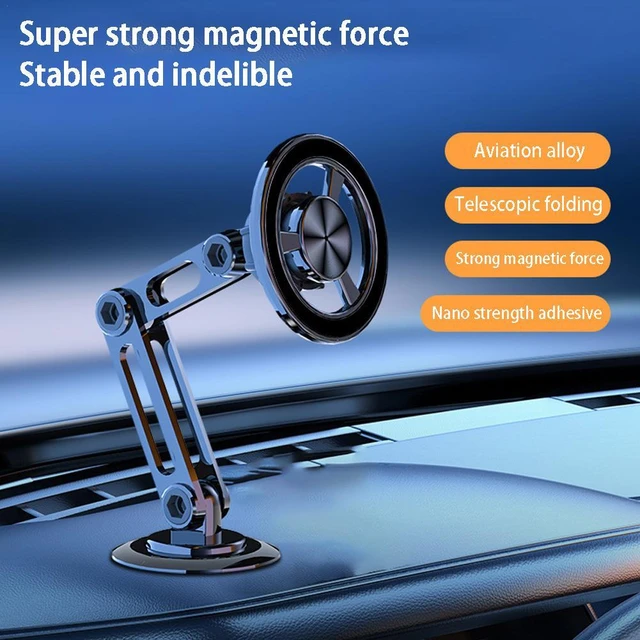 720 drehen Metall Magnetische Auto Telefon Halter Faltbare