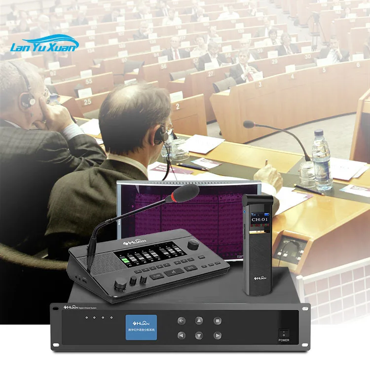 

High End interpretator console language interpreter audio simultaneous interpretation system for international conference