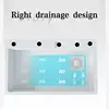 White/Balck/Grey 304 Stainless Steel Waterfall Kitchen Sink Single Bowl Wash Basin Home Sink Topmount  Workstation Drainage Set 5