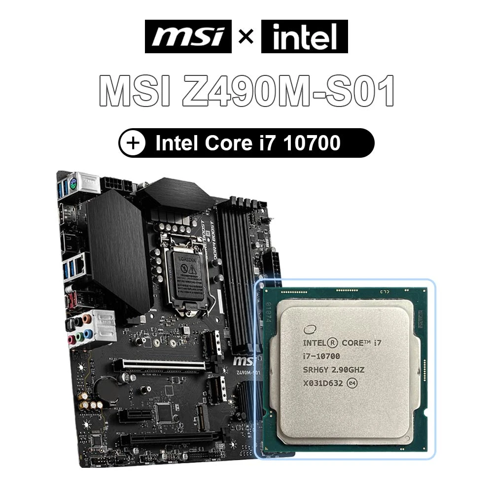 CPU Core i7 10700 MSi Z490-S01 Core i7 10700 MSi Z490-S01 CPU Core i7 10700 MSi Z490-S01