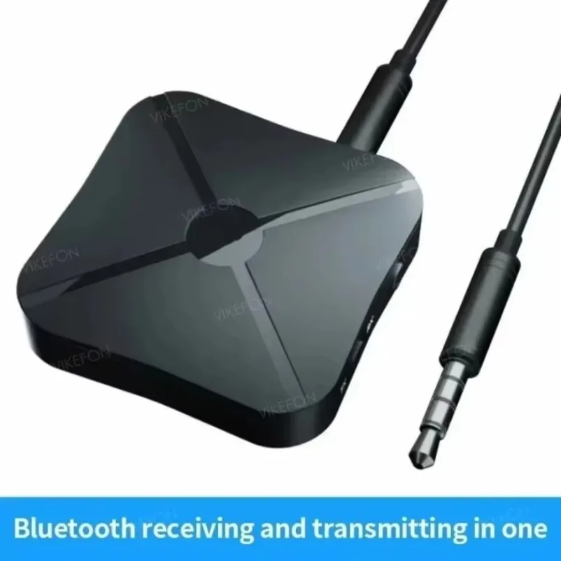 VIKEFON Car 2 in 1 KN319 Bluetooth Transmitter Receiver Stereo Audio Receiver Converter Wireless Adapter With RCA 3.5MM AUX