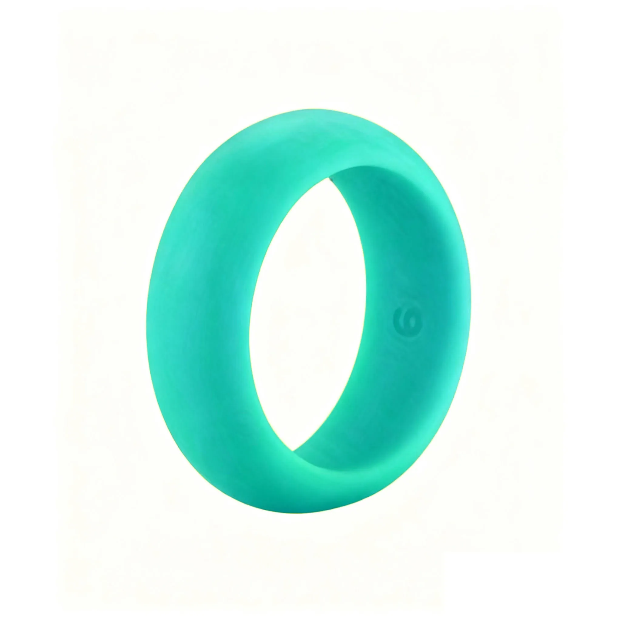 Unisex Rainbow Silicone Ring - Hypoallergenic & Flexible Antibacterial Sports Band