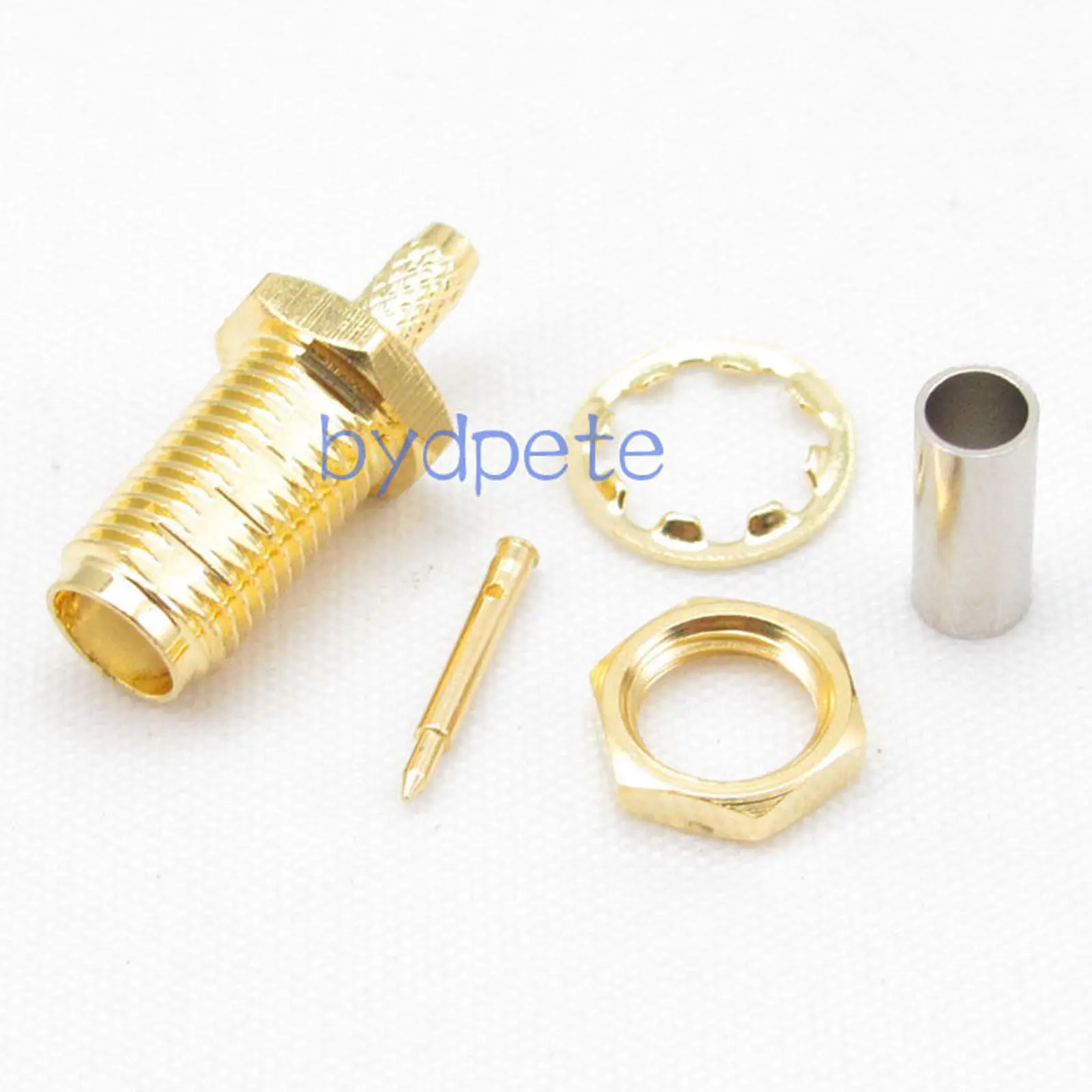 

Wholesale Lot RP-SMA Female Crimp for RG316 RG174 RG179 Coax Cable RF Connector
