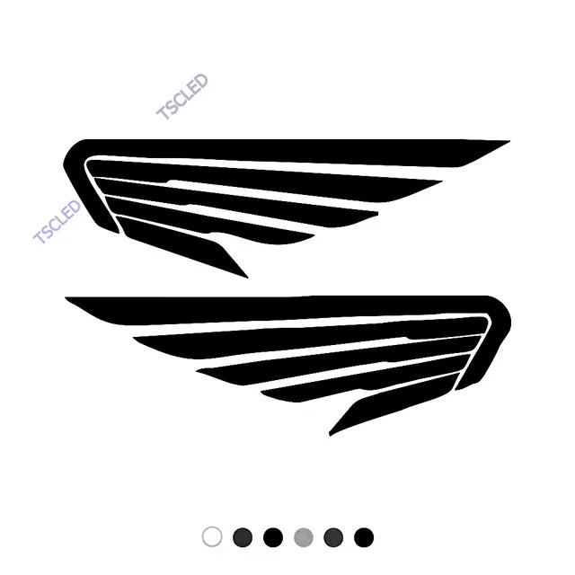 

Honda Wings of Motor Accessory Sticker 17cm