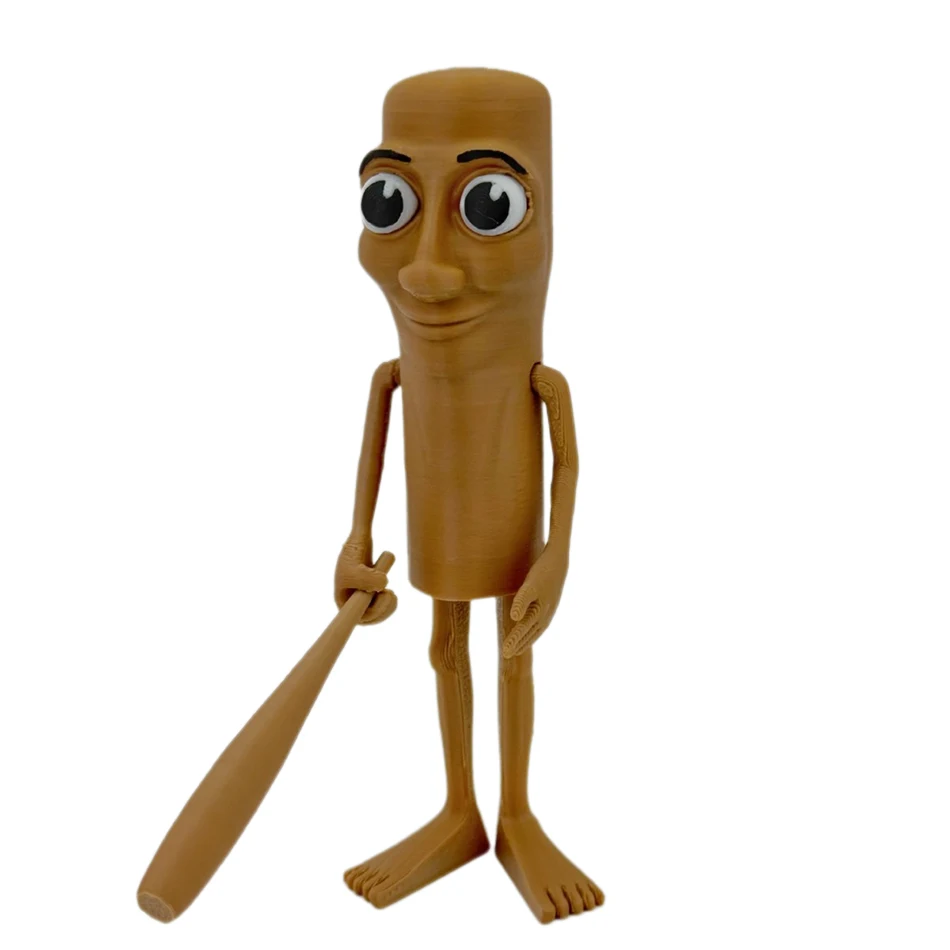 tung tung tung sahur フィギュア Tung Tung Tung Sahur Figurka z nadrukiem 3D, włoska czerwień