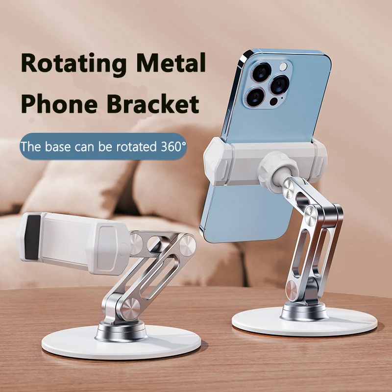 

Universal Durable Foldable Desk Phone Holder Clip Mount Stand Table For Mobile Phone Holder For Smartphone Desktop Metal Holder