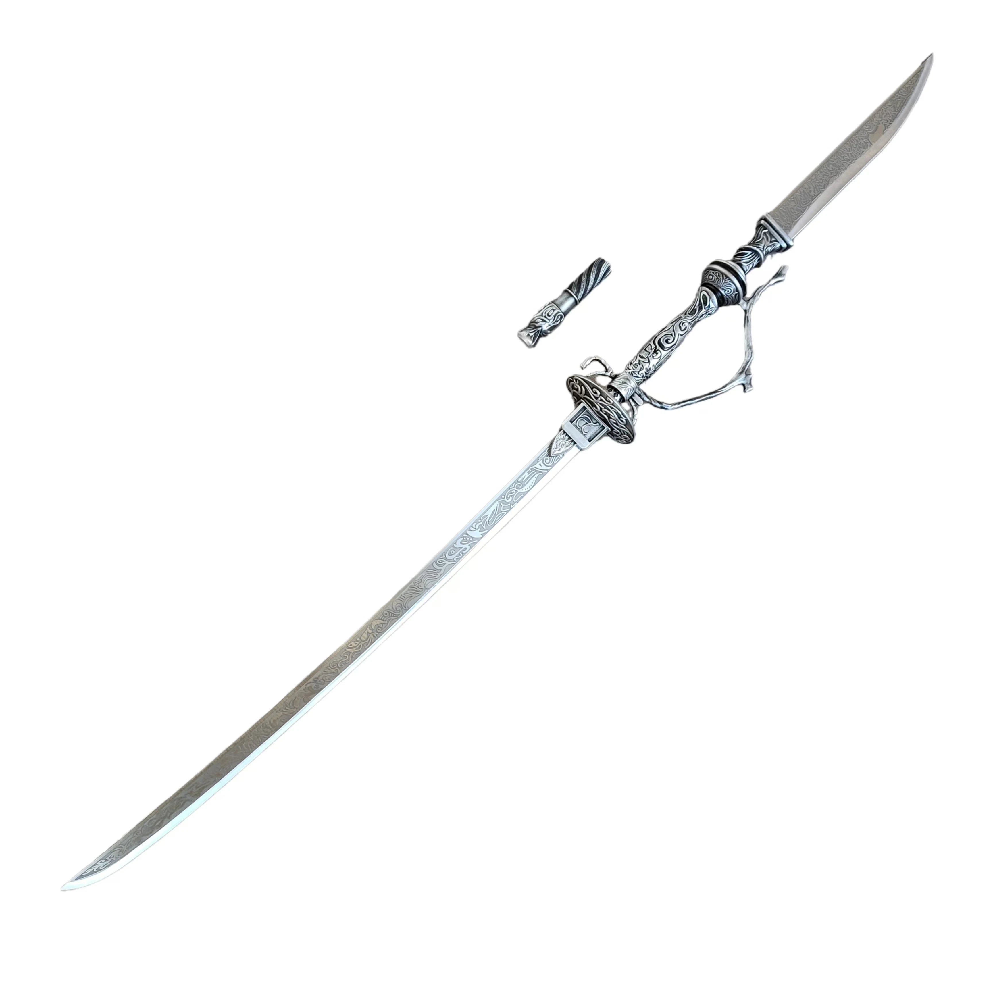 New Game Bloodborne Bloodborne Maria Rakuyo Sword Halloween Props Craft Weapon Model Cosplay Collection Birthday Gift 145cm 4