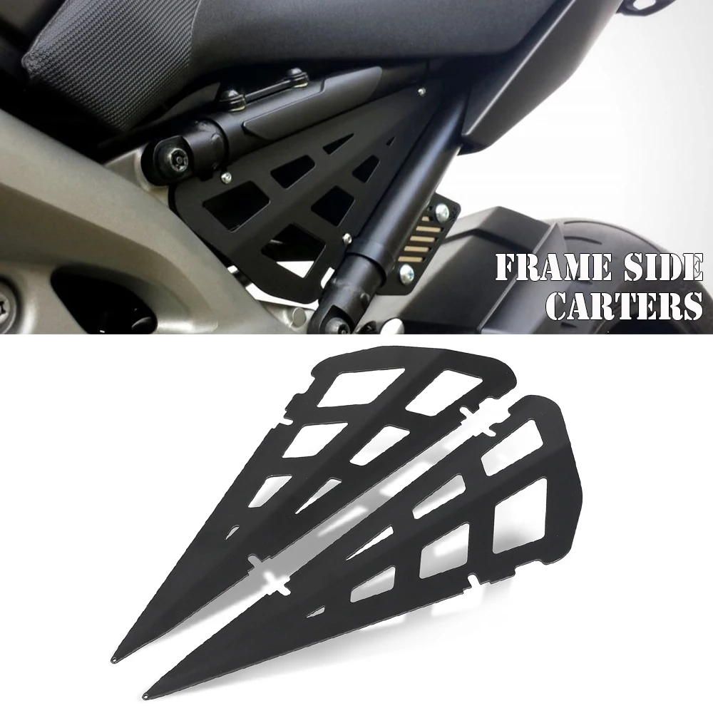 

Motorcycle 2023 2022 MT09 FZ09 MT 09 Frame Side Carters Guard Cover Hose clamps For YAMAHA MT-09 FZ-09 2013-2018 2019 2020 2021