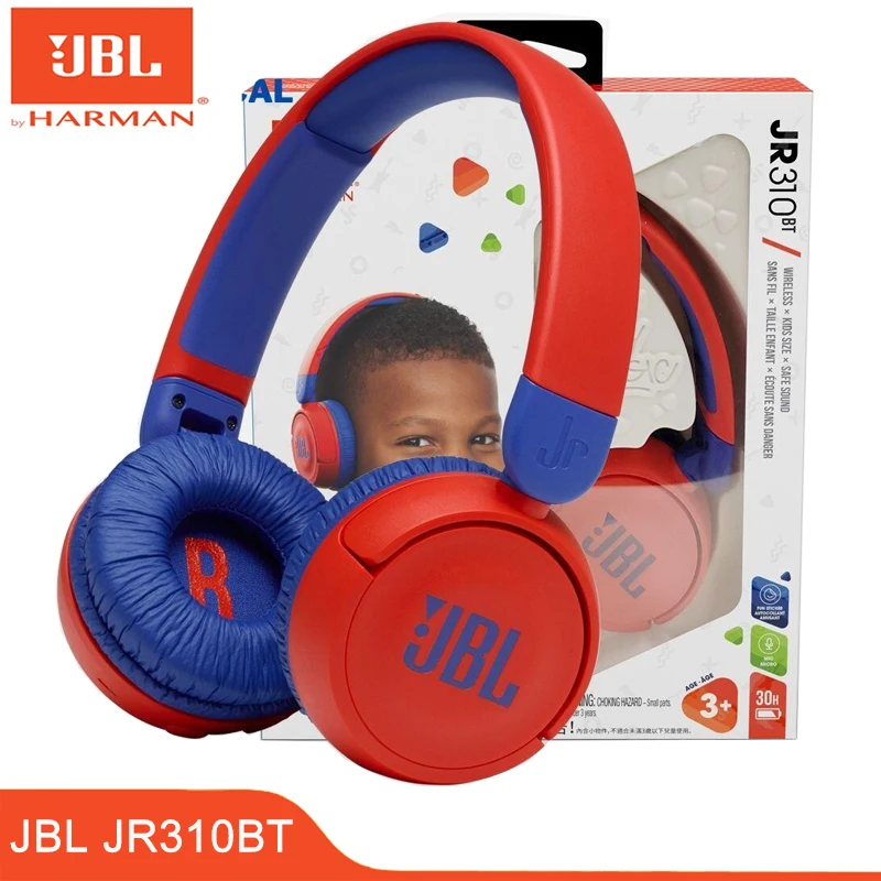 

JBL JR310BT Children s Bluetooth Wireless Headphones With Volume Control Function JBLJR310BTGRN Kids Headset With Mic