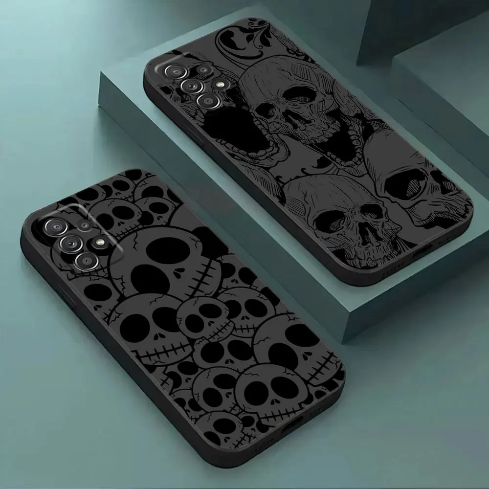Halloween Bone Skull Themed Phone Case Cover