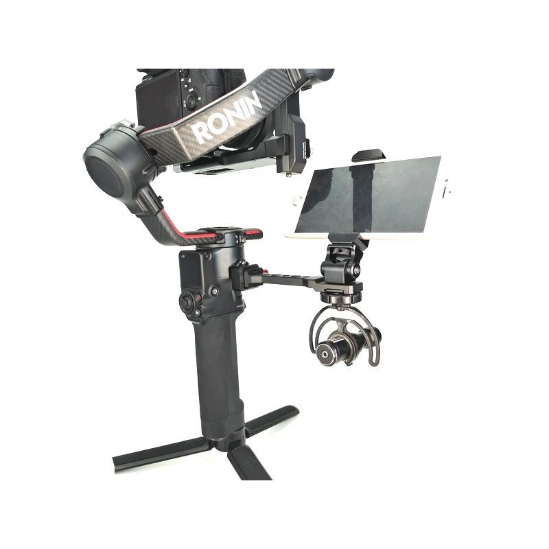 Monitorhalterung Verlängerungsgriff Metall mit Kaltschuh für DJI RS4/RS4 PRO/Ronin S3 RS3 PRO/Ronin S3 Mini/RS2/RSC2 Gimbal stabilisieren – Detail 2
