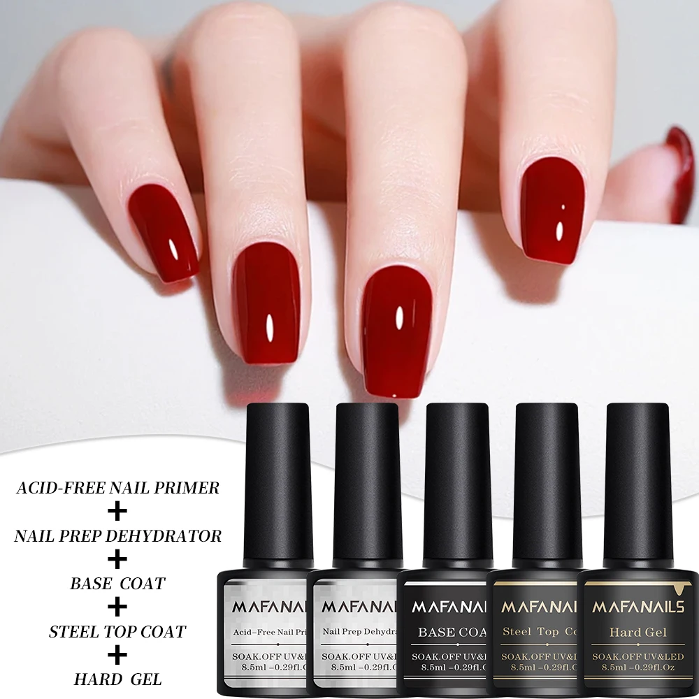 8.5ml/pc Nail gel Finish No-wipe UV Gel Polishing Diamond Finish Removeable primer Matte Finish Nail dehydrator nail gel varnish 4