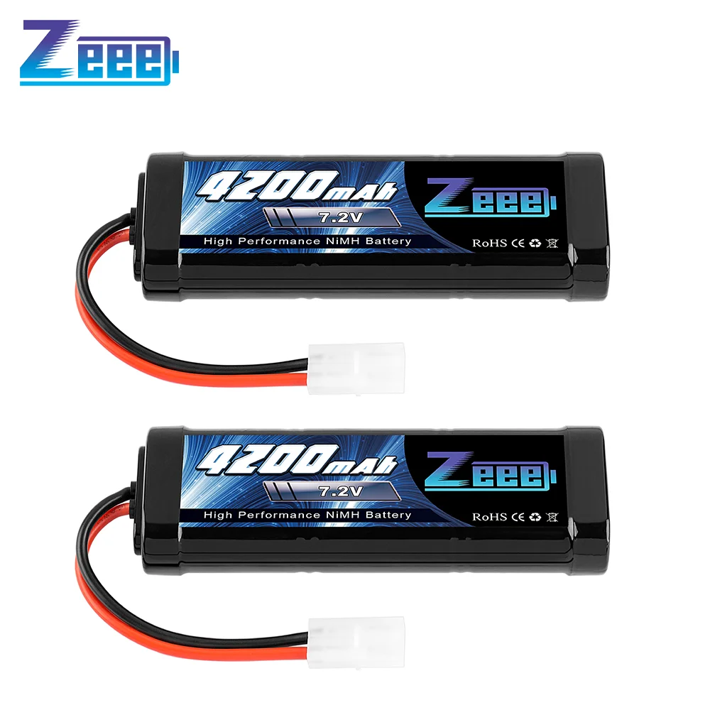 Batterie Ni-MH haute capacité 5000 V 7.2 mAh et connecteurs Tamiya, 2  pièces, chargeur pour jouets RC, camion, voiture, avion, hélicoptère -  AliExpress