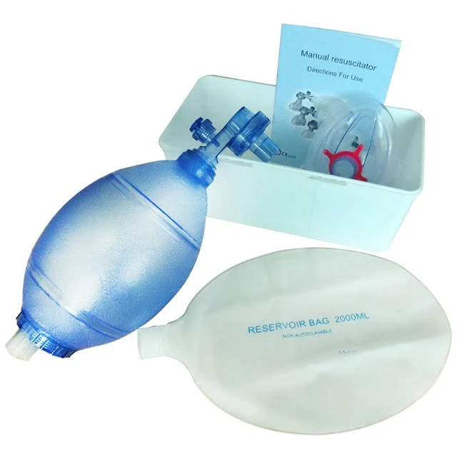 PVC manueller Beatmung beutel Erste-Hilfe-Beatmung beutel für Erwachsene/Kinder  Notfall-Selbsthilfe-Rettungs werkzeug Ambu
