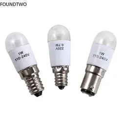 1pcs Led Light Bulb Screw-In for Sewing Machine Universal Craft Sewing Supplies E12 E14 BA15D 0.7W 220V