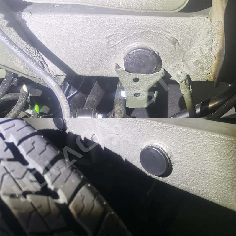 7pcs Girder Tube Frame Hole Cover ABS Waterproof Classis Plugs Tube Hole Caps Cover For Suzuki Jimny Serria JB64 JB74 Tail Pipe Cover