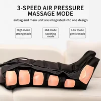 NEW Air Compression Leg Massage 6 Airbag Pneumatic Boots Used for Circulation and Leg Muscle Relaxation to Relieve Varicos Veins 3
