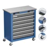 Combination Tool Cabinet,3 Different Types of Tool Cabinets with Connecting Buckle:5-Drawer/7-Drawer/Double-Door Tool Cabinet 5