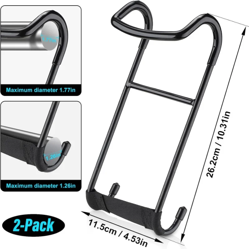 Description Picture 3 of itemDumbbell Spotter Hooks Hangers Heavy Power Dumbbells Rack Attachments for Dumbbell Bench Press Hold Up 225LB Safety Connector