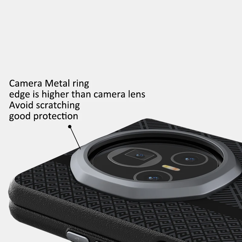 Enhanced Magnetic Folding Case with Wireless Charging for Honor Magic V3 - Fashionably Unique Design