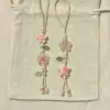 Cute Star Flower Phone Charm Strap Kawaii Ceramic Beaded Phone Lanyard Pastel Colors for Girls Bag Camera Pendant