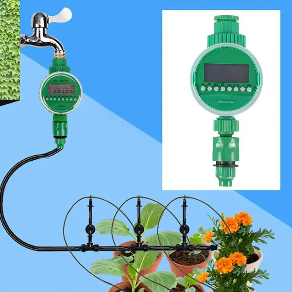 Watering Timer Smart Timer Ball Valve Automatic Electronic Garden Watering Control Device Horticultural Irrigation Accessories