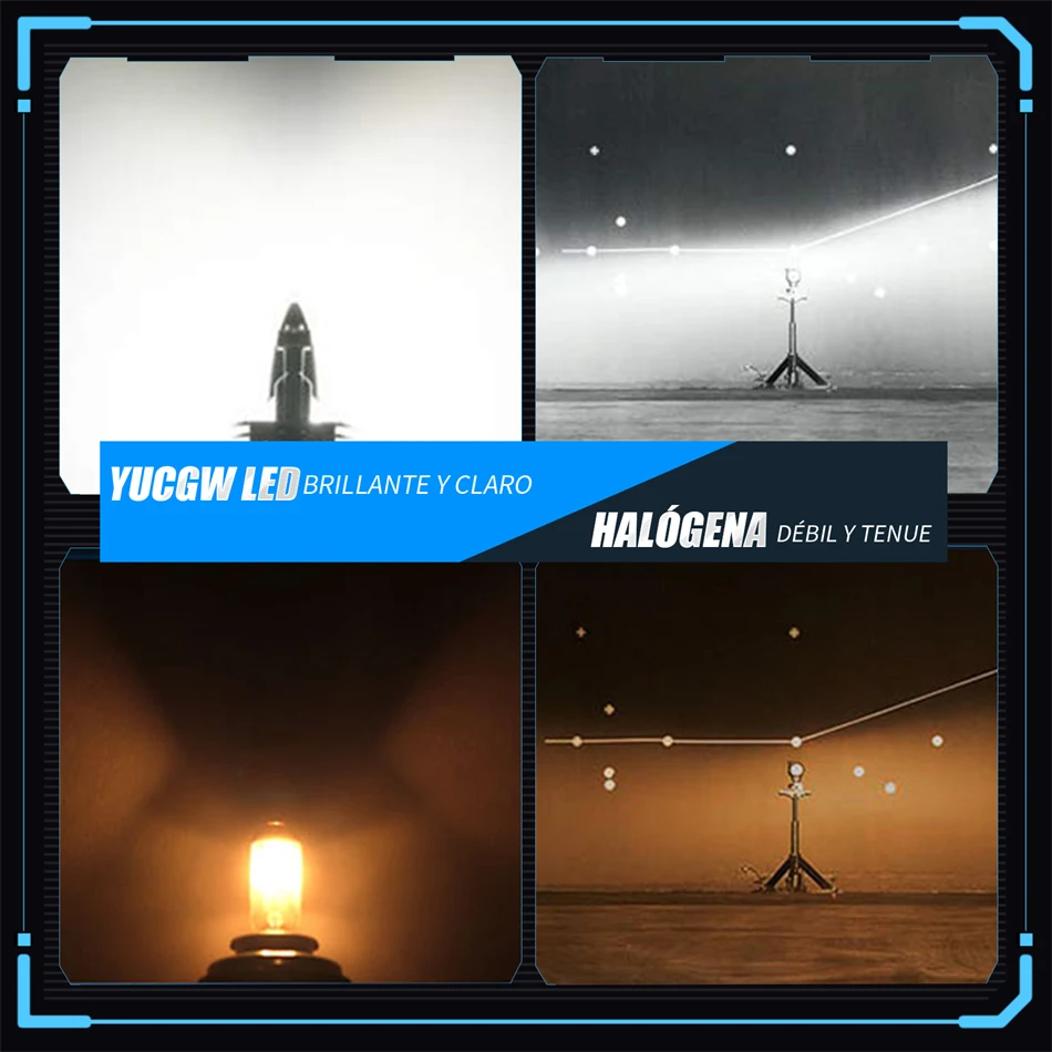 YUCGW H4 9003 HB2 LED Headlight Bulbs 80W 16000LM 12V 24V Diode Lamps LED H4 4300K For Cars High Beam Dipped Beam 6000K 8000K