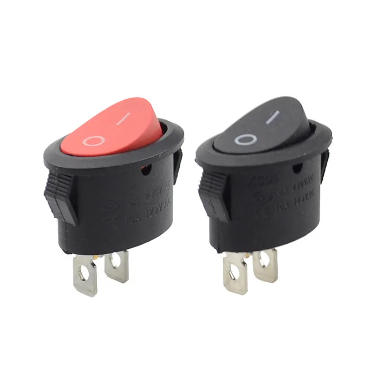Electric kettle Electric kettle Power supply rocker Round with light boat oval switch 2/3 pin 2/3rd gear 6A/250V