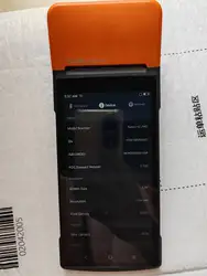 Used  V2 Pro 1+8 Ram Android 7.1 POS  Terminal Android Portable Build in Printer NO NFC Funtion All in One With Wifi 4G