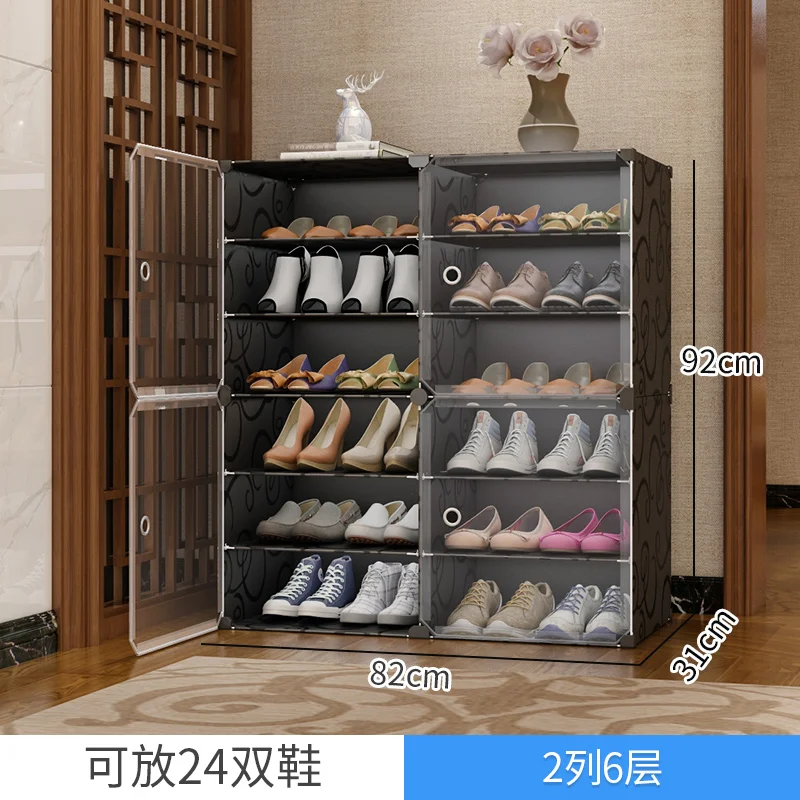 Space Saving Cupboard Shoe Rack Storage Organization Hallway Shoe Rack  Wooden Wall Mueble Para Zapatos Organizador Furniture - AliExpress