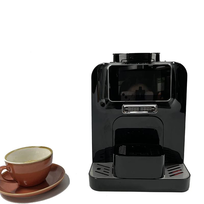 

Burr Grinder with Milk Frother for Cafe Americano Latte and Cappuccino Drinks Automatic Espresso Coffee Machine