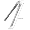 Stainless Steel Ice Tongs Bread Cake Clamps Salad Coffee Sugar Cubes Clips for Restaurant Bar Party Serving Tongs Kitchen Tools 6