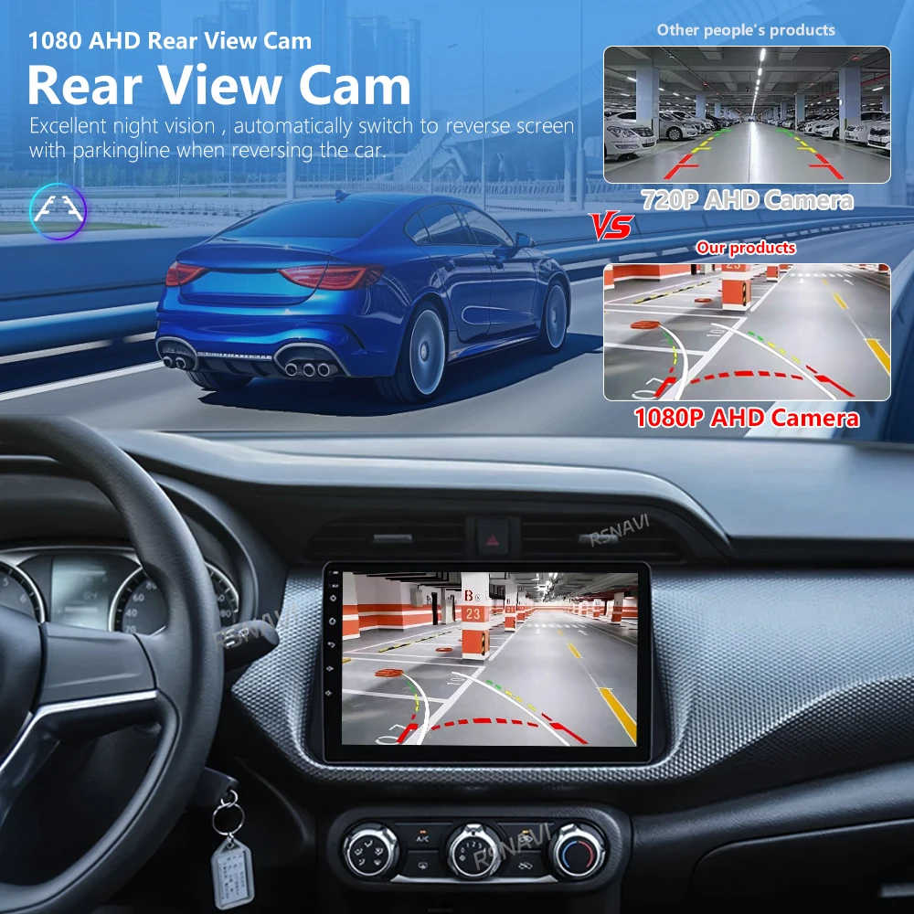 Radio Multimedia para Auto con Pantalla 2K y Android 16 Carplay para Nissan Kicks Micra P15 2016-2020, DSP Autoradio Estéreo 2Din 6