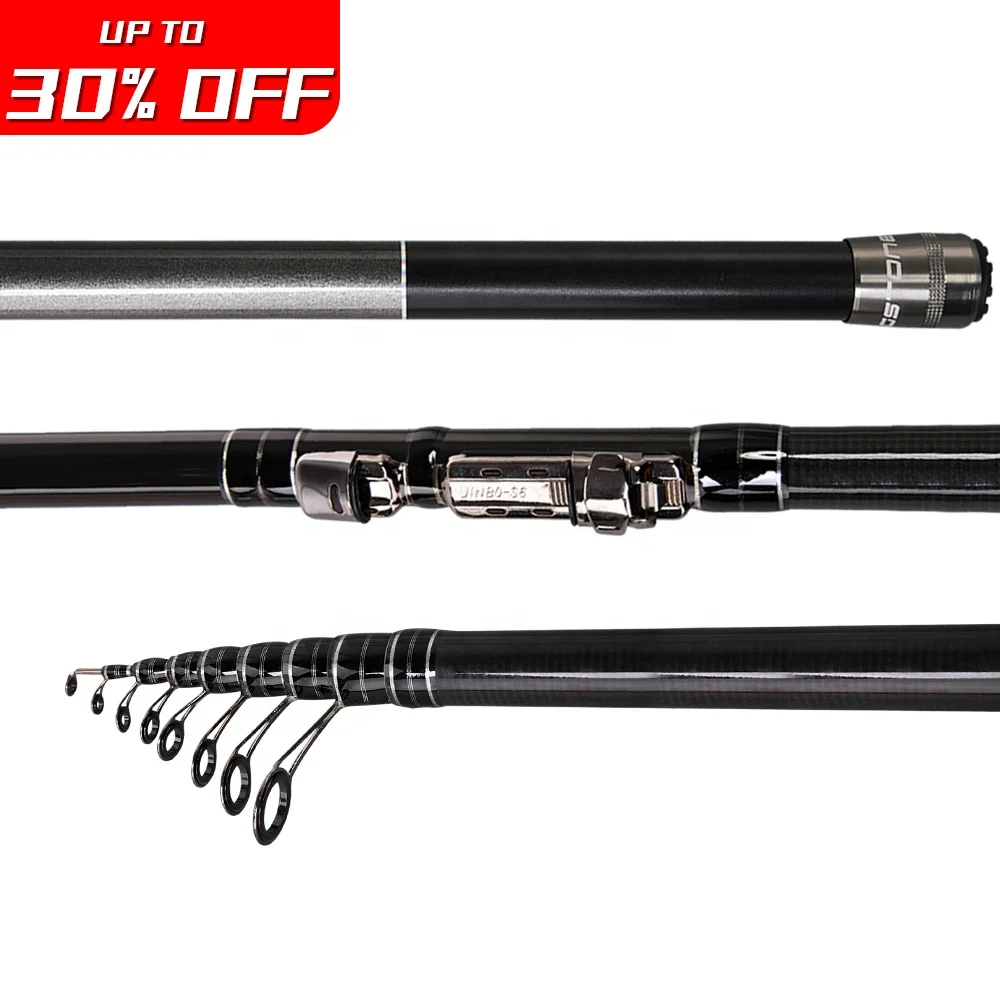 

Newbility Wholesale 3.9m 4.8m 5.4m 24T Carbon Blank Sea Saltwater Telescopic Fast Spinning Fishing Rods