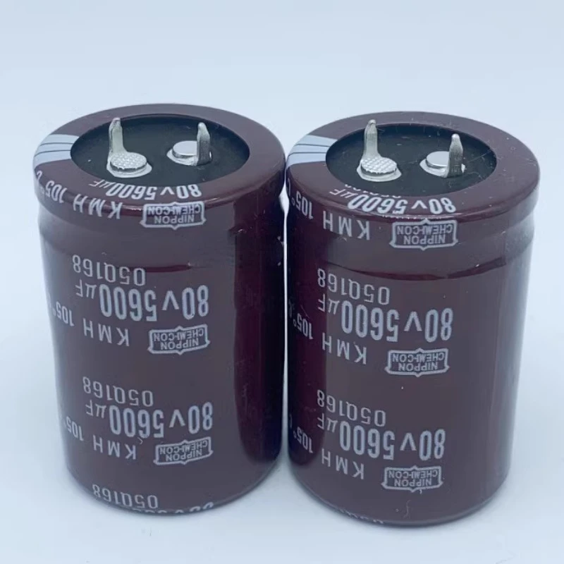 80v5600uf electrolytic capacitor 105 degrees power amplifier audio filtering fever capacitor NIPPON CHEMI-CON 1pcs