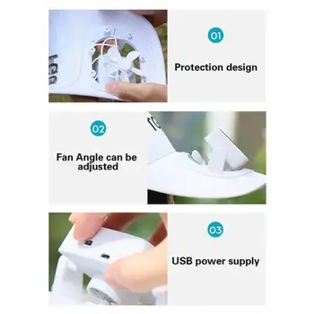 مروحة Sunhat للرجال ، مظلة تبريد رياح قوية ، حافة طويلة ، حماية من أشعة الشمس ، مروحة قابلة للفصل ، USB ، شحن شمسي ، غطاء رأس مروحة 6