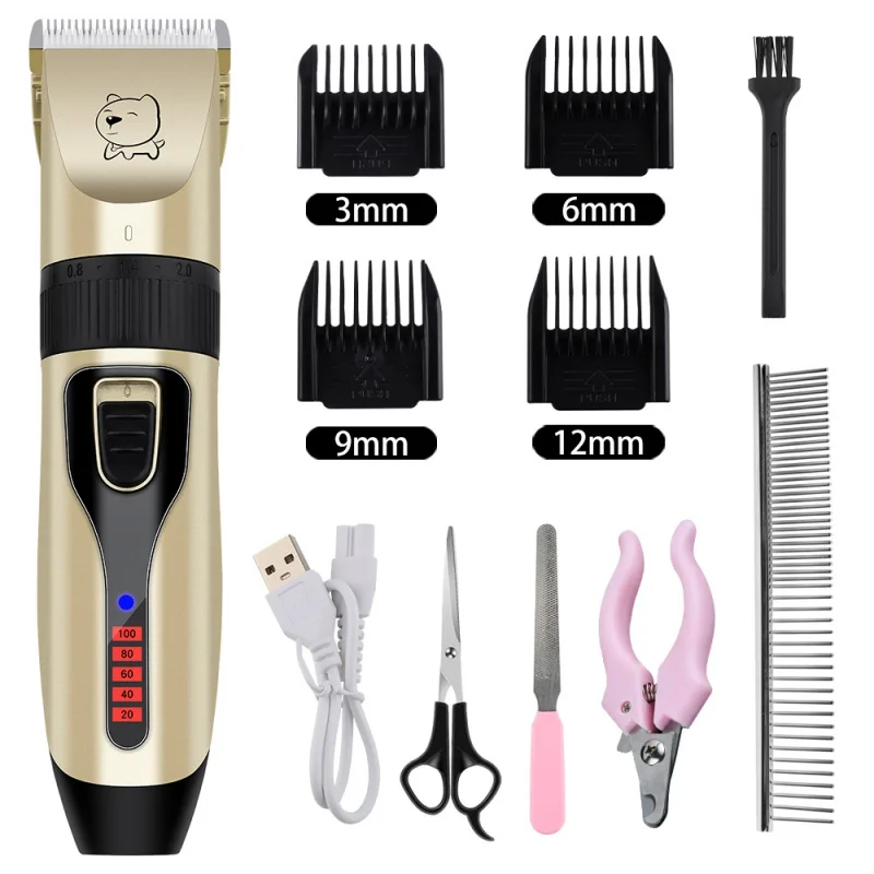 

Pet Cutting Cutter Hairdresser Professional KitRemover Grooming Cat Trimmer Electric Dogs Machine Clippers