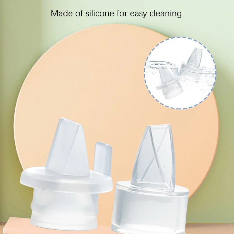 Duckbill Valve Breast Pump Backflow Protection Breast Silicone Baby Feeding Nipple Manual/Electric Pump Accessories 2Pcs breast pump accessories silicone valves